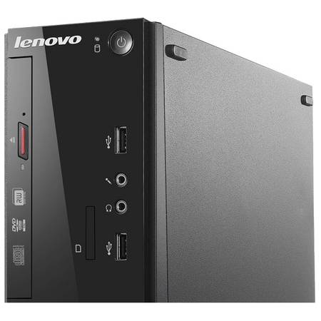 Sistem Desktop Lenovo S500 SFF, Procesor Intel Core i3-4170, 3.70 GHz, Haswell, 4GB, 500GB, Wi-Fi AC, Tastatura+Mouse
