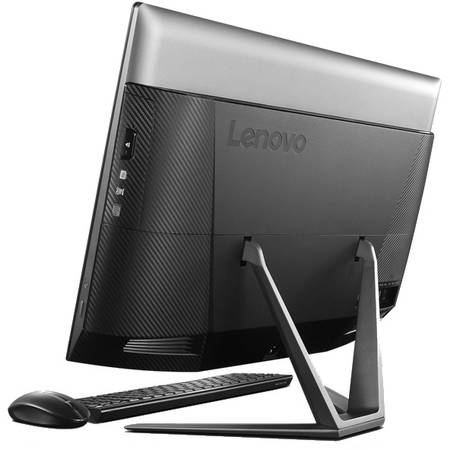 Sistem Desktop All-In-One Lenovo IdeaCentre 700, 23.8'' FHD, Procesor Intel Core i3-6100 3.7GHz Skylake, 4GB, 1TB + 8GB SSH, GeForce 950A 2GB, FreeDos, Black