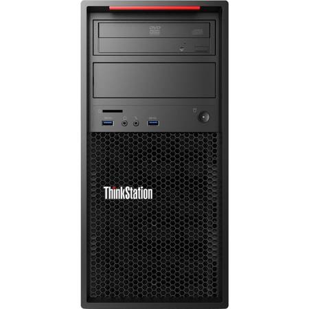 Sistem Desktop Lenovo ThinkStation P300 Tower, Procesor Intel Xeon E3-1226 v3 3.3GHz Haswell, 8GB DDR3, 1TB + 8GB SSH, GMA HD P4600, Win 7 Pro + Win 8.1 Pro