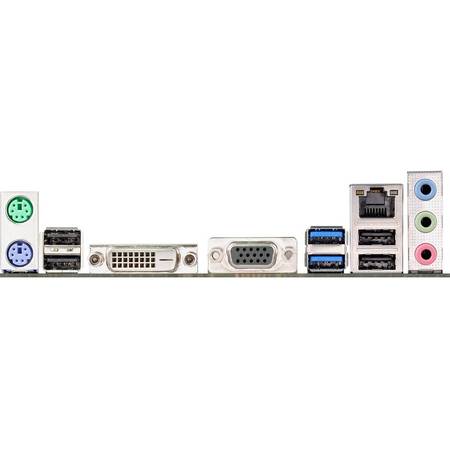 Placa de baza ASRock H81M-G, H81, Dual, DDR3-1600, SATA3, DVI, D-Sub, mATX