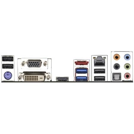 Placa de baza ASRock H81M-ITX, H81, Dual, DDR3-1600, SATA3, HDMI, DVI, mITX