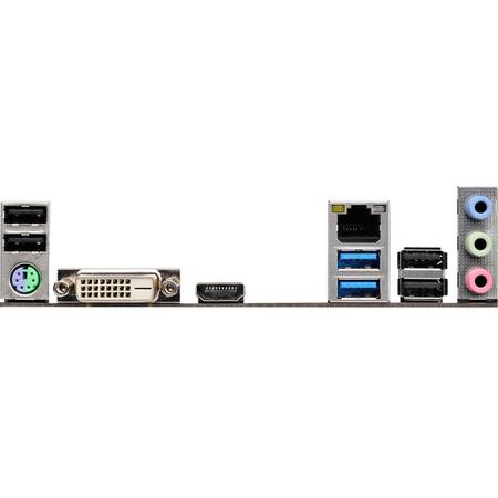 Placa de baza ASRock H110M-ITX, H110, Dual, DDR4-2133, SATA3, HDMI, DVI, mITX
