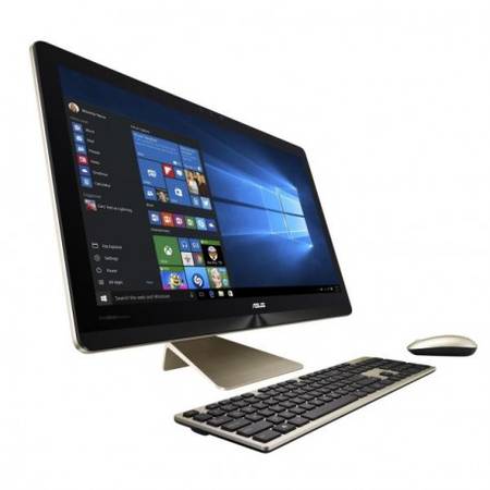 Sistem Desktop All-In-One ASUS Zen Z240ICGT-GJ090X, 23" UHD Touch, Procesor Intel Core i7-6700T 2.8GHz Skylake, 32GB, 512GB SSD, GeForce 960M 4GB, Win 10 Home