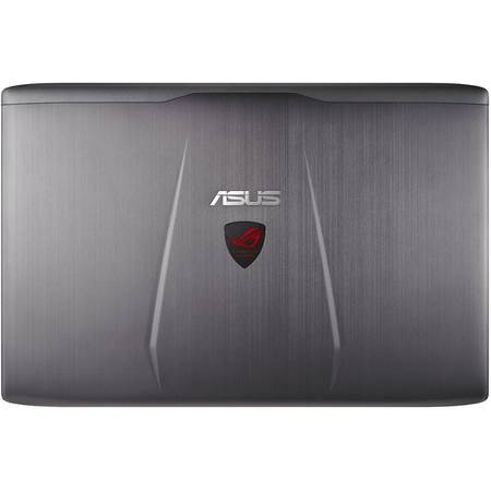 Laptop ASUS ROG GL552VX-CN062D, 15.6" FHD, Procesor Intel Core i7-6700HQ, up to 3.50 GHz, 32GB DDR4, 1TB + 128GB SSD, GeForce GTX 950M 4GB, FreeDos, Grey, carcasa metal