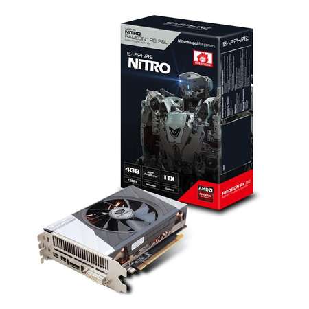 Placa video Sapphire Radeon R9 380 OC NITRO, 4GB GDDR5 (256 Bit), HDMI, DVI, miniDP, LITE