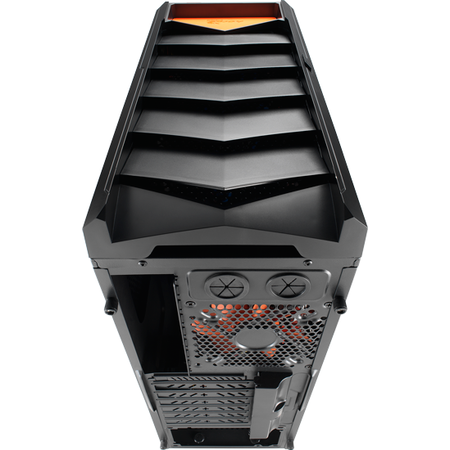Carcasa Aerocool X-PREDATOR X1 negru, 2xUSB 3.0, controller ventilator, fara sursa