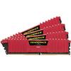 Memorie Corsair DDR4 Vengeance LPX Red 16GB (4x4GB) 3000MHz CL15 1.35V, Intel XMP 2.0