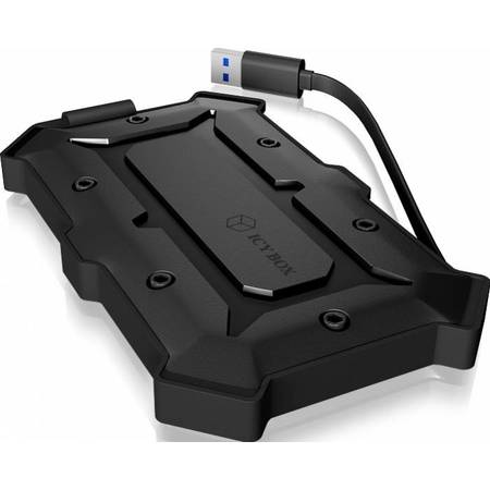 Enclosure Icy Box External waterproof for 2.5" SATA HDD/SSD, Black