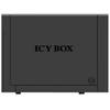 RaidSonic Carcasa externa HDD Icy Box 4 x 3.5" SATA pentru USB 3.0, eSATA, JBOD, negru