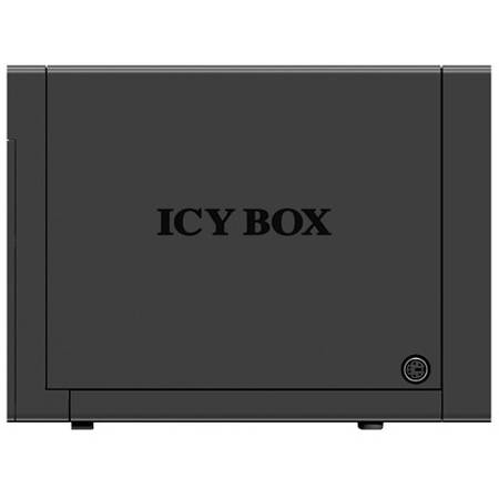 Carcasa externa HDD Icy Box 4 x 3.5" SATA pentru USB 3.0, eSATA, JBOD, negru