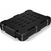 RaidSonic Enclosure Icy Box External waterproof for 2.5" SATA SSD/HDD, USB3.0, IP65 Black