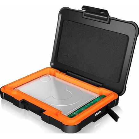 Enclosure Icy Box External waterproof for 2.5" SATA SSD/HDD, USB3.0, IP54 Black