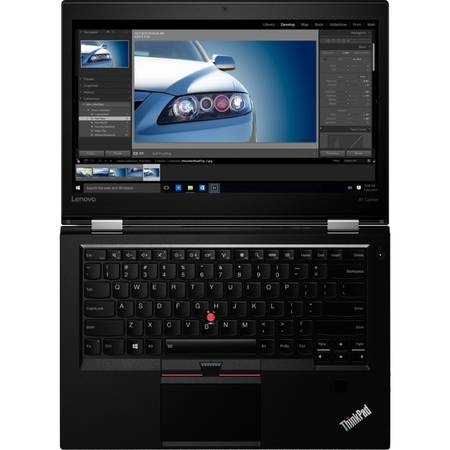 Ultrabook Lenovo ThinkPad X1 Carbon Gen 4, 14" FHD IPS, Pocesor Intel Core i5-6200U, up to 2.80 GHz, 8GB, 256GB SSD, GMA HD 520, FingerPrint Reader, Win 7 Pro + Win 10 Pro, Black
