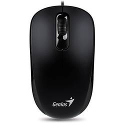 Mouse Genius cu fir, optic, DX110, 1000dpi, negru, plug and play, PS2