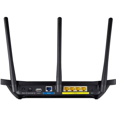Router Wireless TP-Link TOUCH P5, 1xWAN Gigabit, 4xLAN Gigabit, 3 antene detasabile, dual-band AC1900 (1300/600Mbps), 1xUSB3.0, 1xUSB2