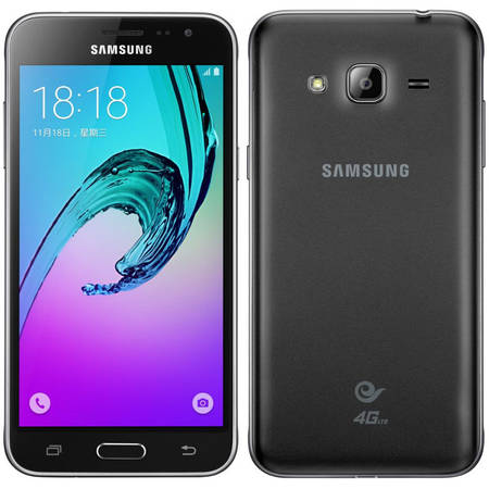 Telefon Mobil Samsung Galaxy J3 Single Sim Black LTE
