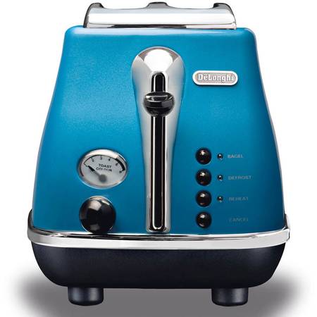 Toaster Icona CTO 2003.B, 2 felii, 900 W, Albastru