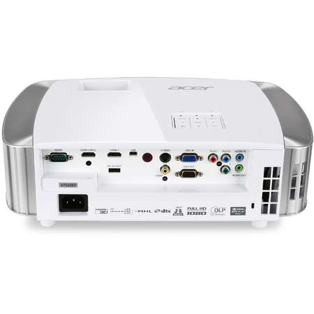 Proiector ACER H7550BDZ, DLP 3D, FHD, 3000 lumeni, 16.000:1, lampa 4000 ore, HDMI, USB, Wi-Fi, White