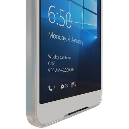 Telefon Mobil Microsoft Lumia 650, Dual Sim, 16GB, 4G, White Light Silver