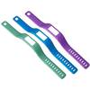 Set 3 curele interschimbabile pentru Garmin Vivofit, Large, Violet/ Verde/ Albastru