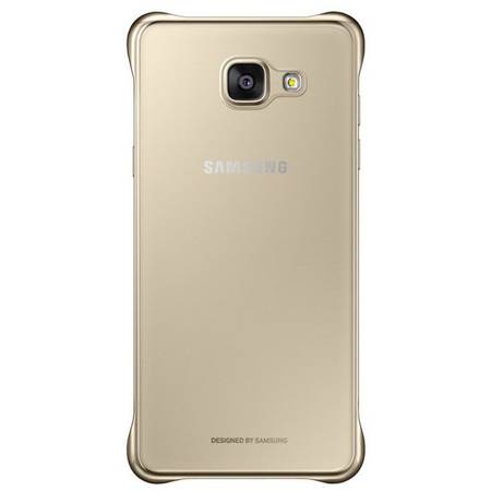 Husa Clear Cover pentru Samsung Galaxy A5 2016, SAMSUNG EF-QA510CFEGWW, Gold
