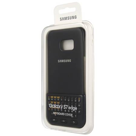 Husa protectie spate cu tastatura QWERTY pentru Samsung Galaxy S7 (G930), EJ-CG930UBEGGB Tinted Dark