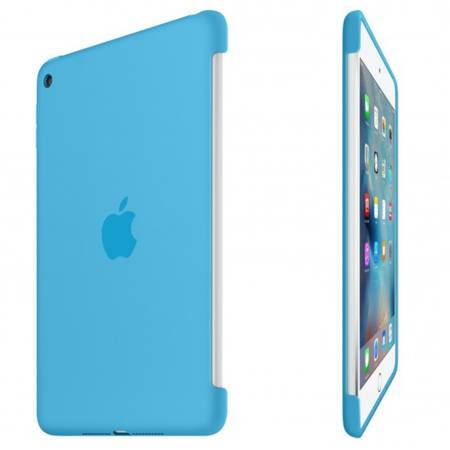 Husa Apple Silicone Case pentru iPad mini 4, MLD32ZM/A Blue