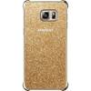 Capac protectie Glitter Cover Gold pentru Samsung Galaxy S6 Edge+