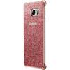 Capac protectie Glitter Cover Pink pentru Samsung Galaxy S6 Edge+