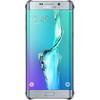 Capac protectie Glitter Cover Silver pentru Samsung Galaxy S6 Edge+