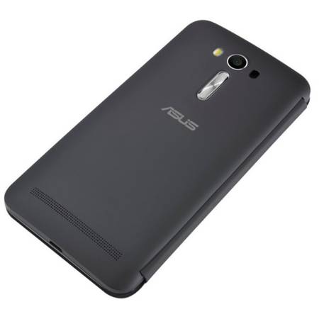 Husa View Flip Cover Black pentru Asus ZenFone 2 Laser ZE500KL, 90AC00G0-BCV001