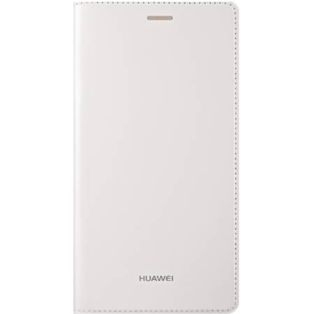 Husa Flip Cover 51990918 pentru Huawei P8 Lite, Alb