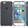 Capac protectie spate Apple Silicone Case Charcoal Black pentru iPhone 6s
