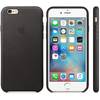 Capac protectie spate Apple Leather Case Premium Black pentru iPhone 6s