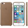 Capac protectie spate Apple Leather Case Premium Brown pentru iPhone 6s