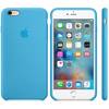 Capac protectie spate Apple Silicone Case Blue pentru iPhone 6s Plus