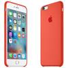 Capac protectie spate Apple Silicone Case Orange pentru iPhone 6s Plus