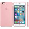 Capac protectie spate Apple Silicone Case Pink pentru iPhone 6s Plus