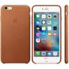 Capac protectie spate Apple Leather Case Premium Saddle Brown pentru iPhone 6s Plus