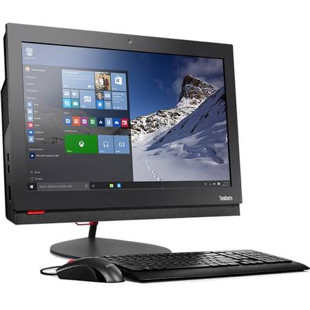 Sistem Desktop All-In-One Lenovo ThinkCentre M800z, 21.5" FHD Touch, Procesor Intel Core i7-6700 3.4GHz Skylake, 4GB, 500GB, GMA HD 530, Win 10 Pro
