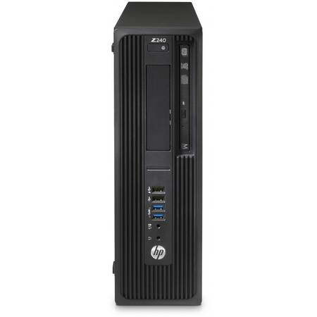 Sistem Workstation HP Z240 SFF Procesor Intel Xeon E3-1245 v5 8M Cache, 3.50 GHz, 16GB, 256GB SSD, Intel HD Graphics P530, Win 10 Pro, Tastatura+Mouse