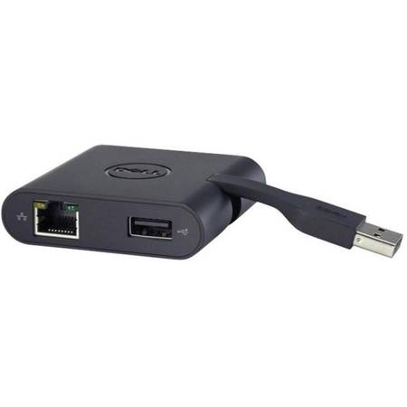 Adaptor Dell 492-BBNU, de la USB 3.0 la HDMI/VGA/RJ-45/USB 2.0 DA100