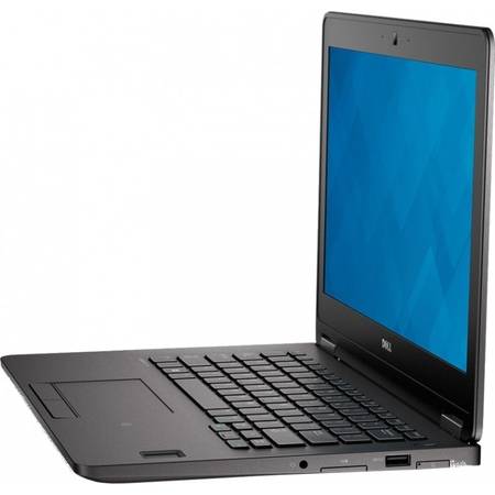 Ultrabook Dell Latitude E7270, 12.5"FHD, Intel Core i7-6600U 4M Cache, up to 3.40 GHz, Skylake, 8GB, 256GB M.2 SSD, Intel HD Graphics 520, Tastatura iluminata, FPR, Win 10 Pro
