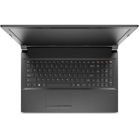Laptop Lenovo B50-80, 15.6'' Intel Core i3-5005U 3M Cache, 2.00 GHz, 4GB, 128GB SSD, GMA HD 5500, FingerPrint Reader, FreeDos, Black