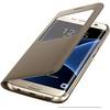 Husa S View Gold pentru Samsung Galaxy S7 Edge (G935), EF-CG935PFEGWW