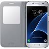 Husa S View Silver pentru Samsung Galaxy S7 (G930), EF-CG930PSEGWW