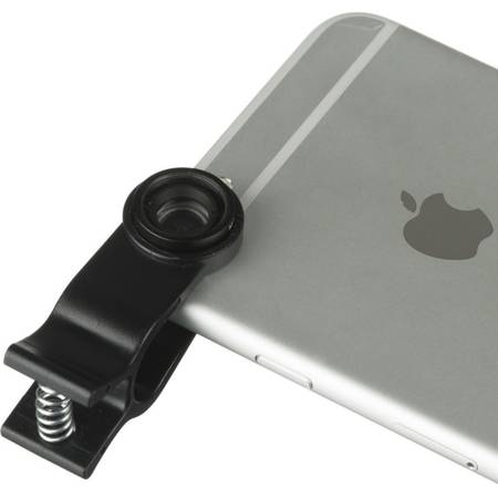Set clema prindere lentila pentru smartphone 3 in 1 – Macro, Fish-eye, Wide Angle Lens, Kitvision KV31CLEN