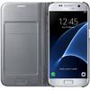 Husa protectie Led View Cover pentru Samsung Galaxy S7 (G930), EF-NG930PSEGWW Silver