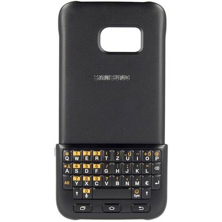 Husa protectie spate cu tastatura QWERTY/QWERTZ pentru Samsung Galaxy S7 (G930), EJ-CG930UBEGDE Black