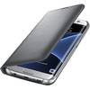 Husa protectie Led View Cover pentru Samsung Galaxy S7 Edge (G935), EF-NG935PSEGWW Silver